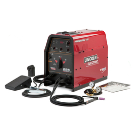 Lincoln Electric® Precision TIG® 225 TIG Welder With 208 - 230  Input Voltage, 230 Amp Max Output, Micro-Start™ II Technology, AC Auto-Balance® And Accessory Package