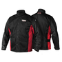 Lincoln Electric® Medium Black and Red Cotton Flame Retardant Hybrid Jacket