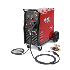 Lincoln Electric® POWER MIG® 256 Single Phase MIG Welder With 230 - 575 Input Voltage, 300 Amp Max Output, Diamond Core Technology™, Coil Claw™ Cable Management And Accessory Package