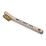 Lincoln Electric® Brass Wire Brush With Wood Handle