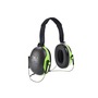 3M™ Peltor™ X4B Black And Green Behind-The-Head Hearing Protection