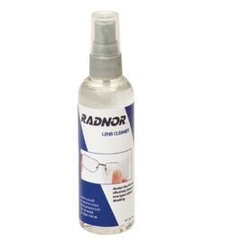 Radnor™ Clear/Blue/White Lens Cleaning Solution (4 oz Bottle)