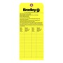 Bradley® Emergency Inspection Tag