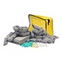 Brady® 4" H X 17" W X 25.5" D AllWik® Clear/Yellow Polypropylene Spill Kit