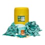 Brady® 37" H X 24" Dia HazWik® Yellow Polypropylene Spill Kit