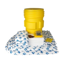 Brady® 35" H X 31.5" Dia Yellow Polypropylene Spill Kit