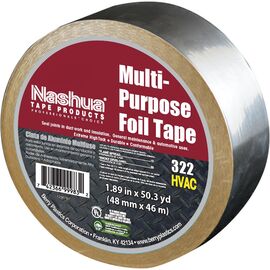 Nashua® 48 mm X 46 m Aluminum Series 322 5 mil Aluminum Foil Multi-Purpose Foil Tape