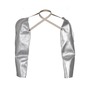 Tillman™ 23" Silver Aluminized Rayon Sleeves With Snaps