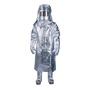 Tillman™ Large Silver Aluminized Rayon Jacket With Snaps