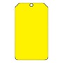AccuformNMC™ 5 3/4" X 3 1/4" Yellow PF-Cardstock Blank Tag