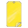 AccuformNMC™ 5 3/4" X 3 1/4" Yellow RP-Plastic Blank Tag