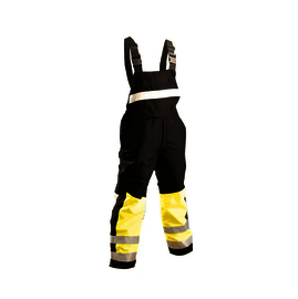 OccuNomix Medium Hi-Viz Yellow and Black SP Workwear Polyester Oxford Bib Pants