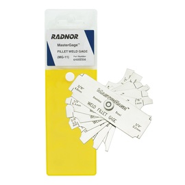 RADNOR™ 1/8 - 1" Silver Stainless Steel Gauge Kit