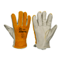 Tillman® Large Brown And White Top Grain Split Cowhide Dupont™Kevlar® Lined Drivers Gloves