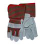 Memphis Glove Large Shoulder Leather Palm, Rub, Gauntlet Cuff Palm Gloves With Fabric Back And Rubberized Safety Cuff