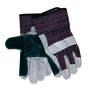 Memphis Glove Large Select Shoulder Double Leather Palm Gloves With Fabric Back And Rubberized Safety Cuff