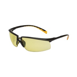 3M™ Privo™ Black Safety Glasses With Amber Anti-Fog Lens