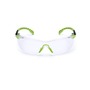 3M™ Solus™ Goggles With Green And Black Half-Frame And Clear Anti-Scratch/Anti-Fog Lens