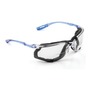 3M™ Virtua™ 2 Diopter Blue Safety Glasses With Clear Anti-Scratch/Anti-Fog Lens
