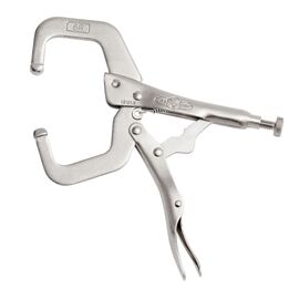 IRWIN® Vise-Grip® Model 6R 6" High Grade Heat Treated Alloy Steel Wide Opening Locking C Clamp With Regular Tips
