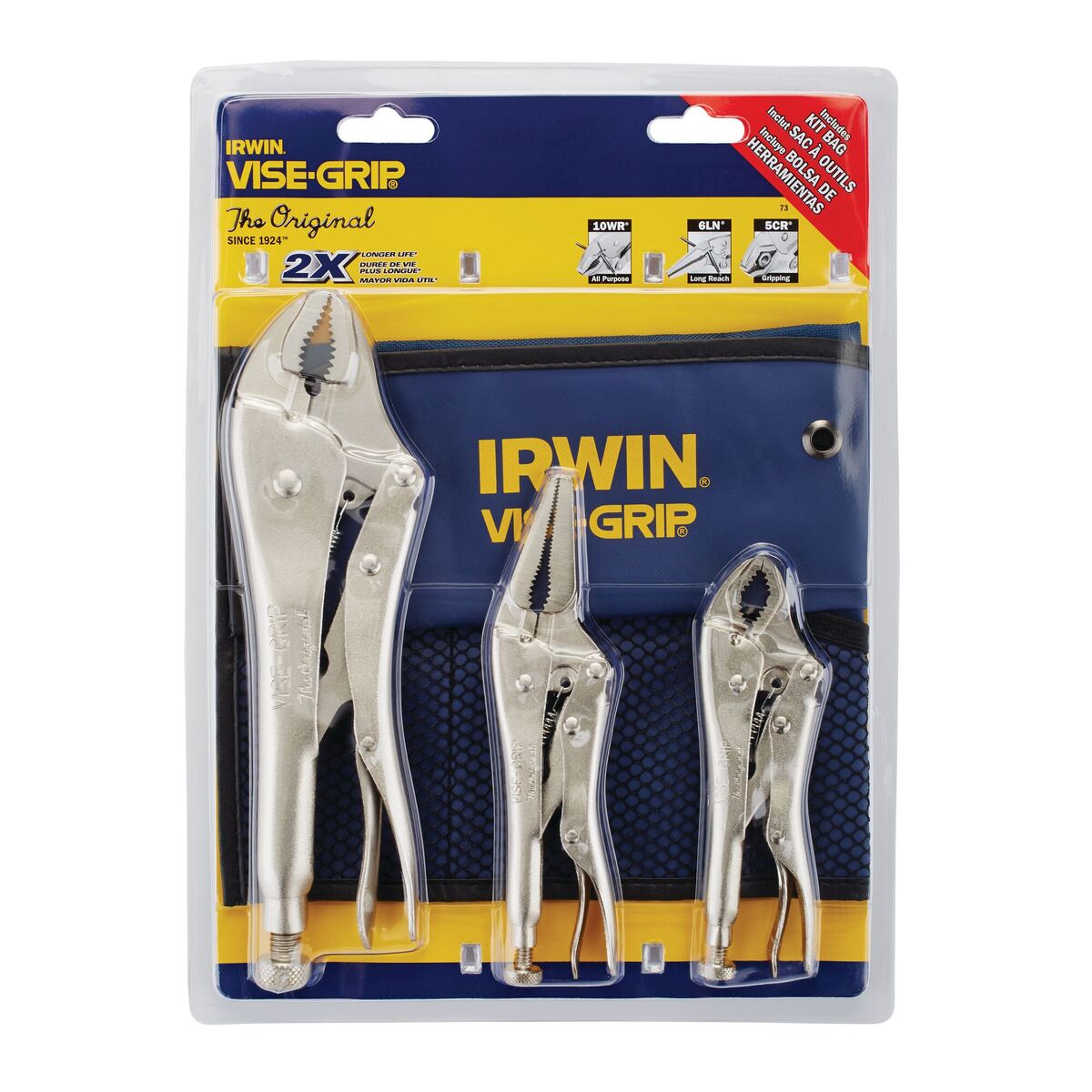 7WR The Original™ Vise-Grip Curved Jaw Locking Pliers with Wire