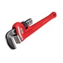 Ridgid® 2 1/2" Red Alloy Steel Heavy Duty Straight Pipe Wrench With I-Beam Handle