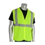 Protective Industrial Products Large Hi-Viz Yellow Polyester/Mesh Vest