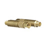 Victor® FlameBuster™ Plus FBP-1 Brass Torch Mount Heavy Duty Flashback Arrestor Set With Kwik-Connect™ Coupling (Includes Built-In Reverse Flow Check Valve And Nut And Swivel Assembly)