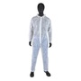 Protective Industrial Products 5X White Spunbond Polypropylene Disposable Coveralls