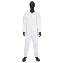 Protective Industrial Products 2X White Microporous Coated Polypropylene Disposable Coveralls