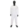 Protective Industrial Products Large White Posi-Wear® M3™ Polypropylene/SMMMS Disposable Coveralls