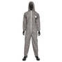 Protective Industrial Products Large Gray Posi-Wear® M3™ Polypropylene/SMMMS Disposable Coveralls