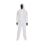 Protective Industrial Products 4X White Posi-Wear® M3™ Polypropylene/SMMMS Disposable Coveralls
