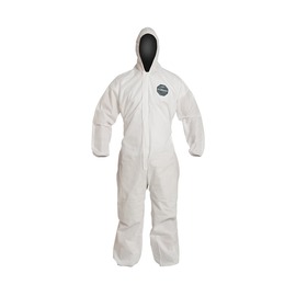 DuPont™ 6X White ProShield® 10 Disposable Coveralls With Hood