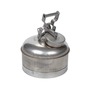 Eagle 2 1/2 Gallon Silver Stainless Steel Disposal Can