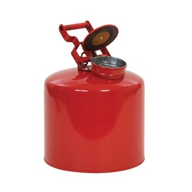 Eagle 5 Gallon Red Galvanized Steel Disposal Can