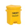 Eagle 6 Gallon Yellow HDPE Oily Waste Can