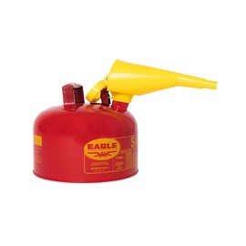Eagle 2 1/2 Gallon Red Galvanized Steel Safety Can