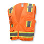 Radians Small Hi-Viz Orange Mesh/100% Polyester Tricot Vest