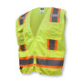 Radians Large Hi-Viz Green Mesh/100% Polyester Tricot Vest
