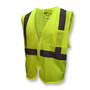 Radians X-Large Hi-Viz Green Self Extinguishing Mesh Vest