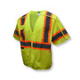 Radians Medium - Large Hi-Viz Green And Hi-Viz Orange RADWEAR® Polyester/Mesh Vest