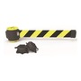 Accuform Signs® 30' Black/Yellow Woven Polyester Barriers and Barricades (DIAGONAL STRIPE)