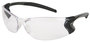 Crews® Backdraft® Dielectric Safety Glasses With Clear Polycarbonate MAX6™ Anit-Fog Anti-Scratch Lens, Break Away Cord And Cleaning Bag