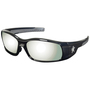 Crews Swagger® Black Safety Glasses With Gray Mirror/Anti-Scratch Lens