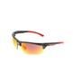 Crews The Dominator™ DM3 Black Safety Glasses With MAX6 Amber Anti-Fog Lens