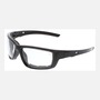 Crews Swagger® Black Safety Glasses With Clear Anti-Fog Lens