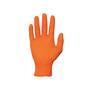 SafePath Large Orange Medium Duty 5 mil Nitrile Powder-Free Disposable Exam Gloves (100 Gloves Per Box)