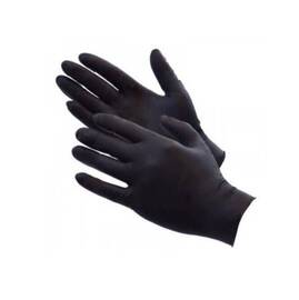 SafePath X-Large Black Medium Duty 5 mil Nitrile Powder-Free Disposable Exam Gloves (100 Gloves Per Box)