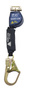3M™ DBI-SALA® 8' Nano-Lok™ Arc Flash Quick Connect Single-Leg  Self Retracting Lanyard With Kevlar® Fiber Webbing And Steel Rebar Hook And Quick Connector For Harness Mounting